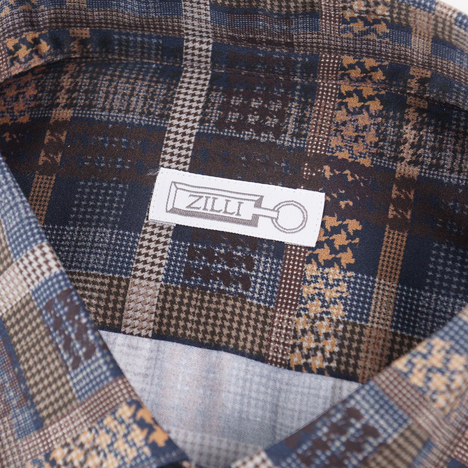 Zilli Cotton Shirt with Multi Check Print - Stylish Casual Button Down Shirt for Men | Perfect for Office, Date Night & Weekend Outings