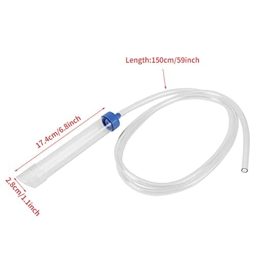 KUIDAMOS Aquarium Gravel Cleaner & Water Changer - Manual Siphon Vacuum for Fish Tank Maintenance, Easy Water Drain & Gravel Cleaning Tool - Perfect for Freshwater & Saltwater Tanks, Aquarium Cleaning & Water Changes
