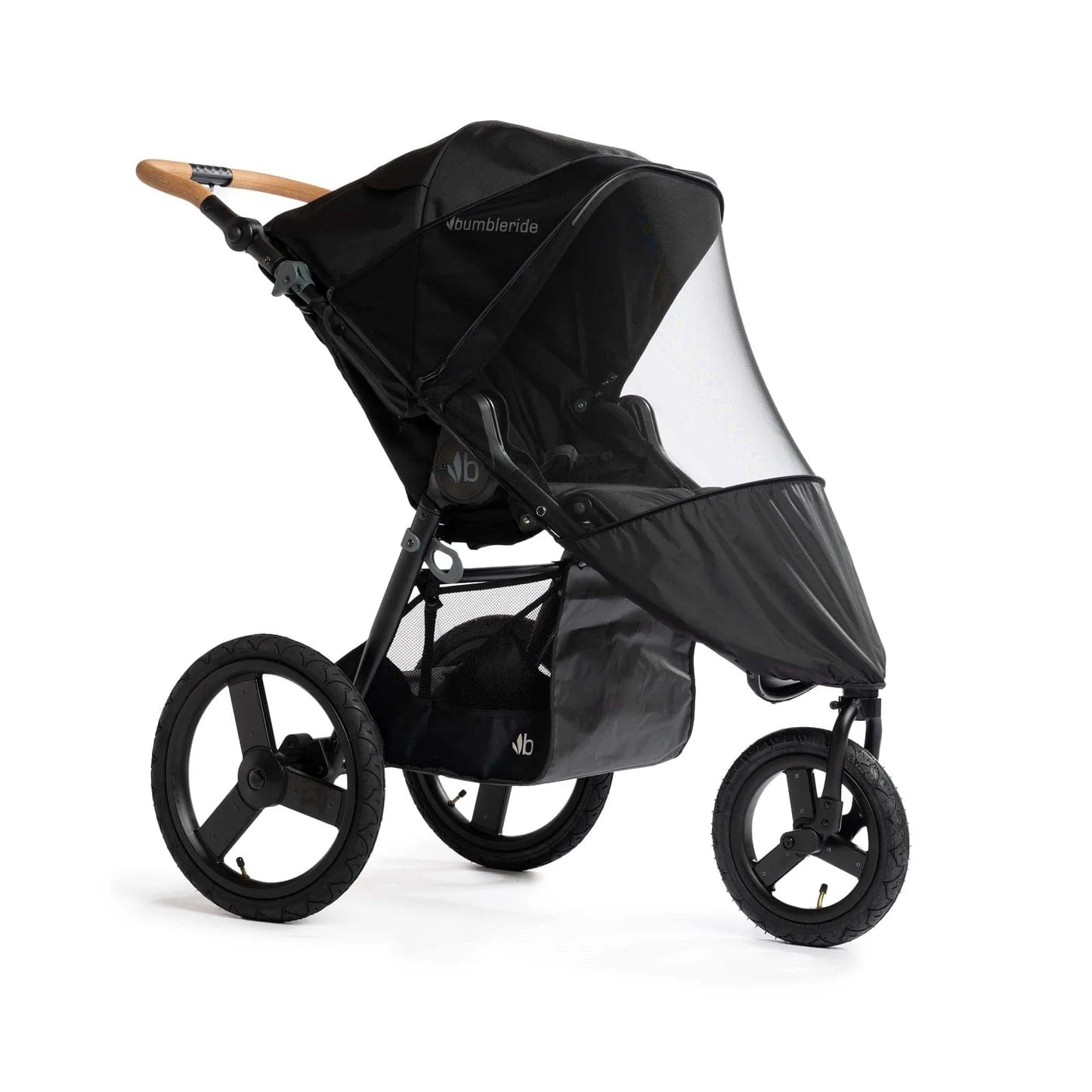 Bumbleride Single Stroller Bug Net - Lightweight Compact Baby Stroller with Sun Canopy & Storage Basket - Perfect for Outdoor Walks, Park Visits & Travel 2024
