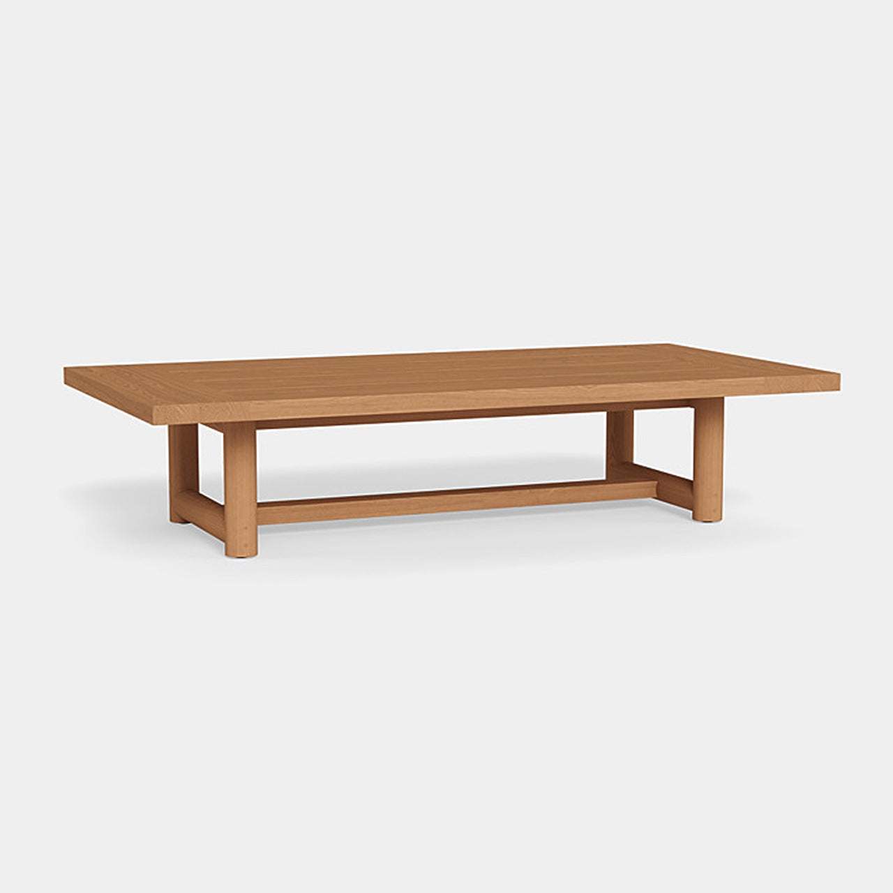 Premium Breeze XL Teak Outdoor Coffee Table - Weather-Resistant, Durable Patio Furniture for Garden, Poolside & Backyard Relaxation