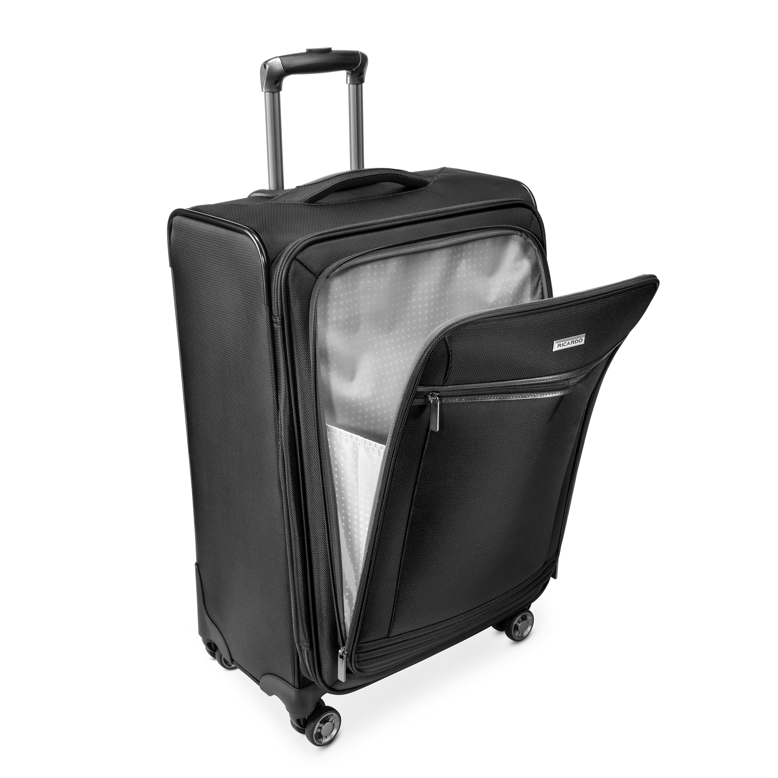 Ricardo Beverly Hills Avalon Spinner 3-Piece Luggage Set - Lightweight Expandable Suitcase with 360° Wheels for Travel, Business Trips & Family Vacations