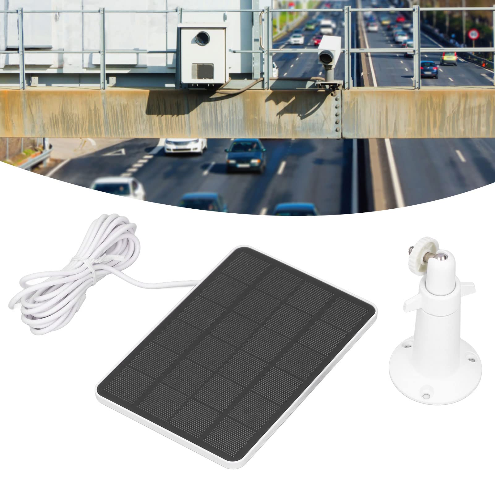 High-Efficiency Weatherproof Adjustable Solar Panels - Low Power Consumption for Indoor & Outdoor Use - Perfect for Camping, RV, Garden & Emergency Power Supply