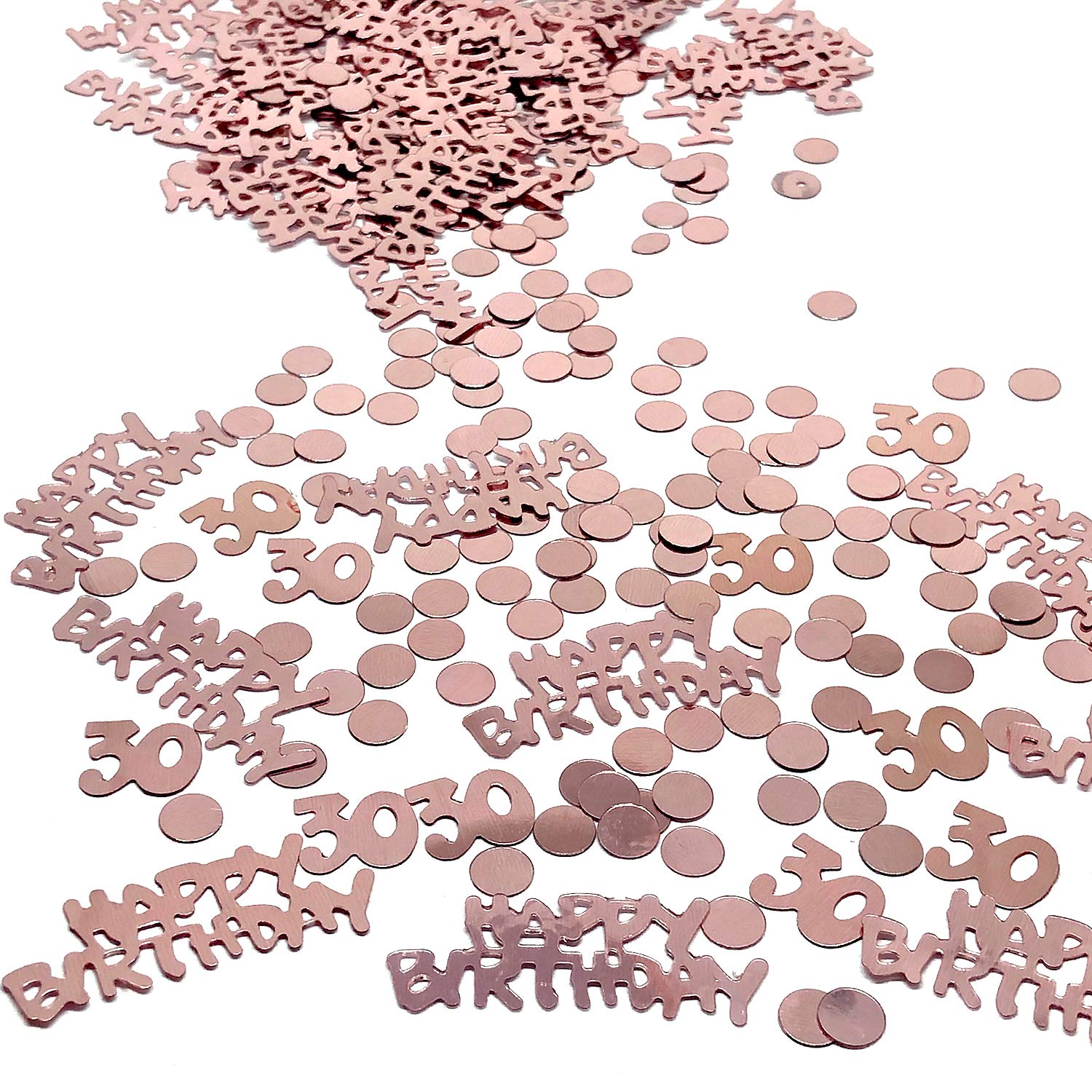 YouU 30th Birthday Party Decorations - 700pcs Rose Gold Twinkle Star Foil Confetti for Birthday, Baby Shower & Wedding Celebrations | Elegant Table Sprinkle Decor