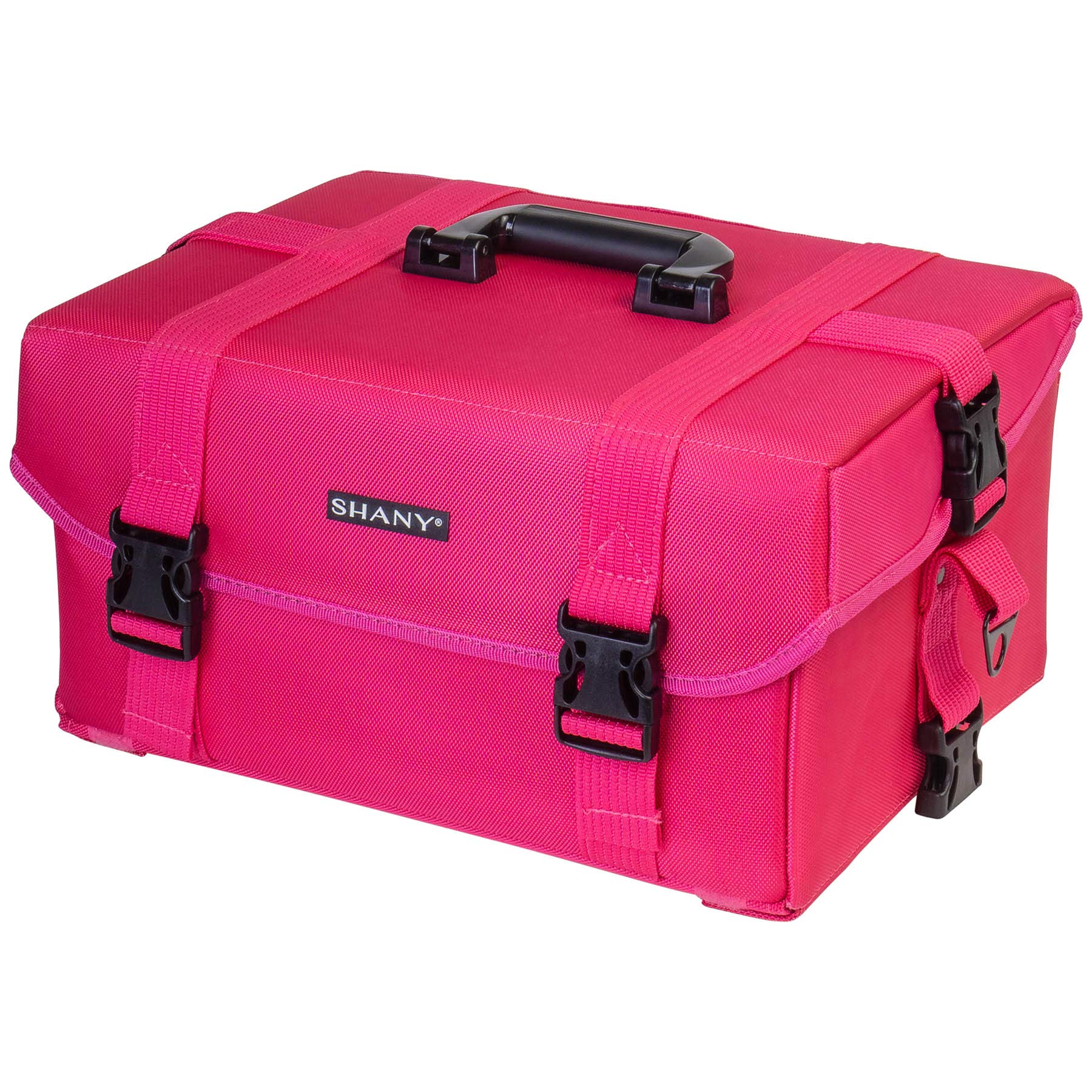 SHANY Professional Makeup Artist Rolling Trolley - Cosmetic Travel Case with Organizer Drawers & Mesh Bags - Portable Beauty Storage for Salon, Bridal, and On-the-Go Makeup Artists - Summer Orchid Design