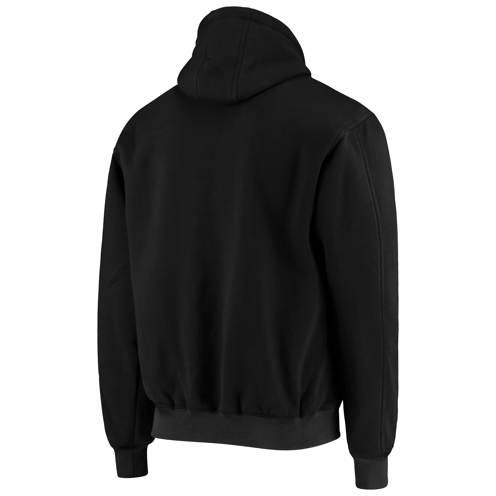 Men's Craftsman Full Zip Thermal Hoodie - Heavyweight Fleece Lined Winter Jacket for Work & Outdoor Activities | Warm Workwear for Construction, Hiking & Camping