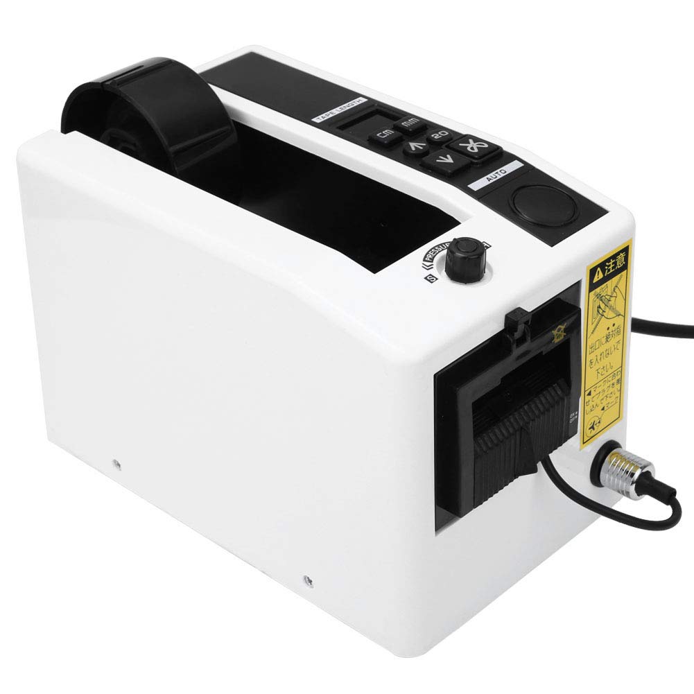 Electric Tape Dispenser & Cutter - Automatic Adhesive Tape Cutting Machine for Gift Wrapping & Packaging (20-999mm Adjustable Length) | Perfect for Home, Office & Shipping Use