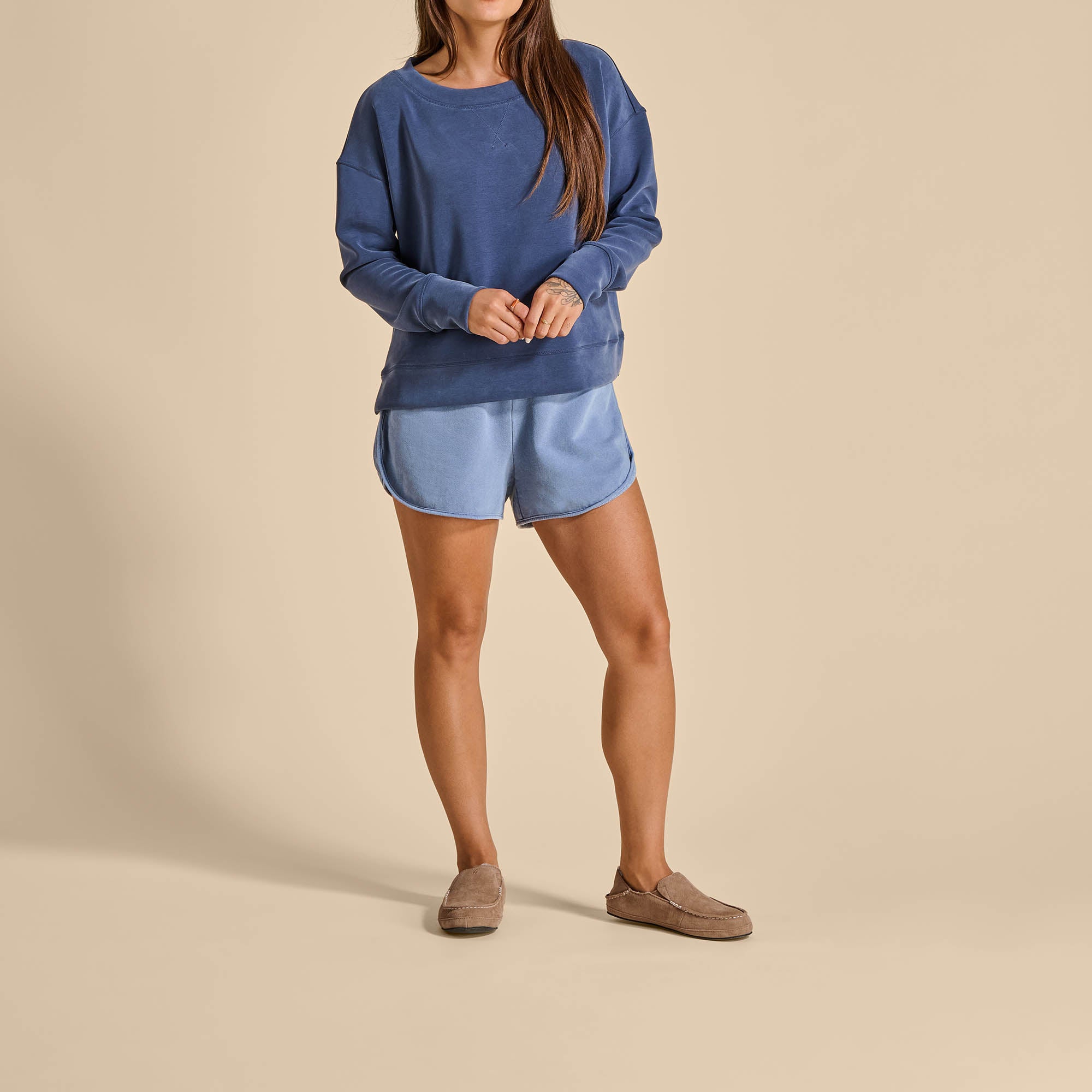 Nohea Slippers for Women - Comfortable Tan Leather House Shoes - Perfect for Indoor, Outdoor & Travel Use