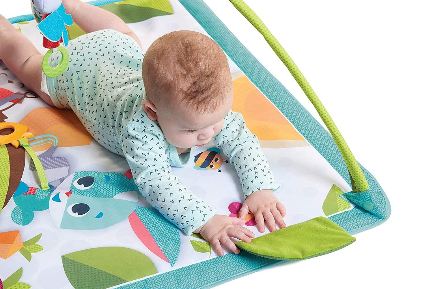 Tiny Love Meadow Days Sunny Days Activity Gym for Babies - Soft Playmat with Hanging Toys for Tummy Time & Sensory Development - Perfect for Newborns & Infants