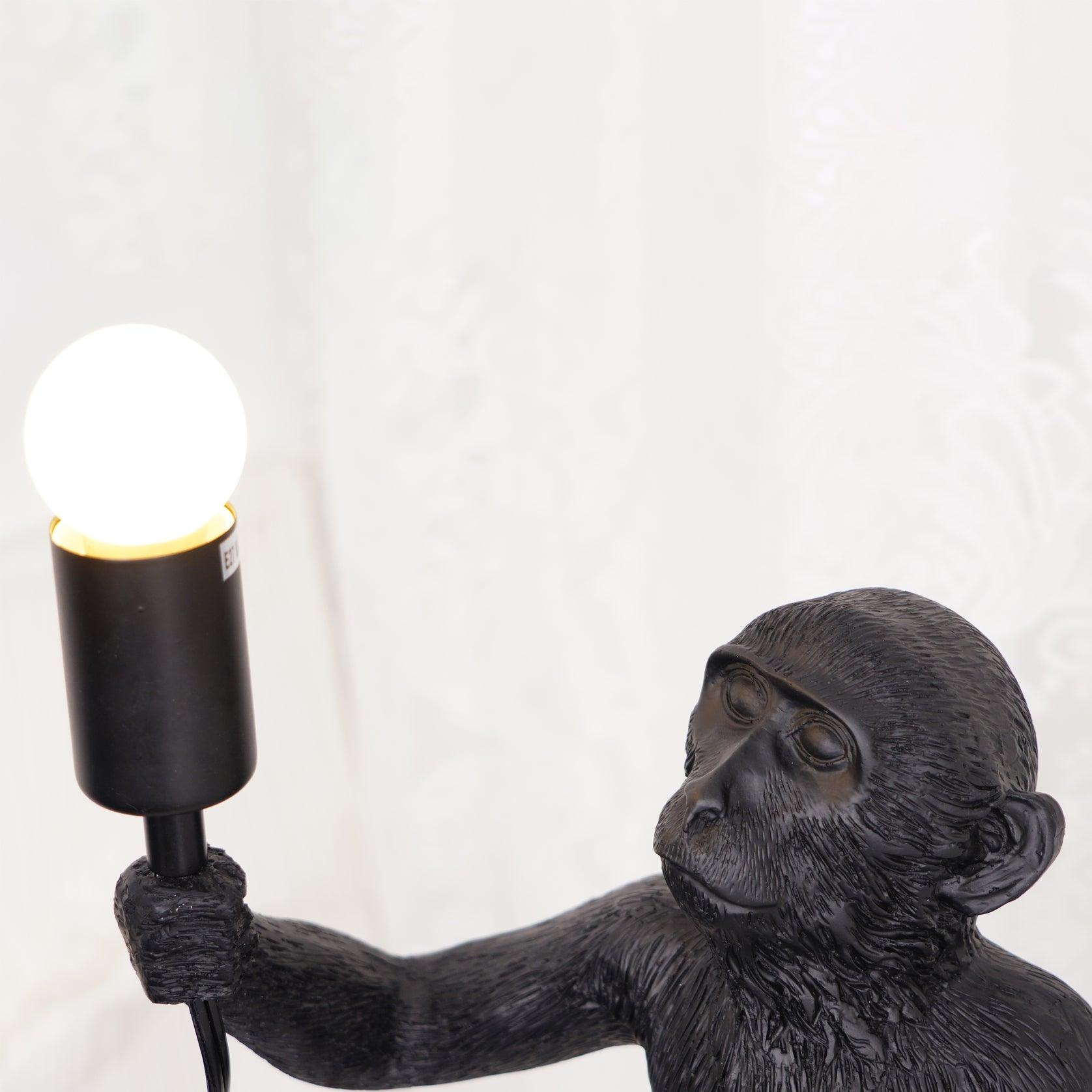 Cute Monkey Table Lamp for Kids - Night Light & Decor for Bedroom, Nursery, Study Room - Perfect for Reading, Relaxing & Creating a Cozy Atmosphere