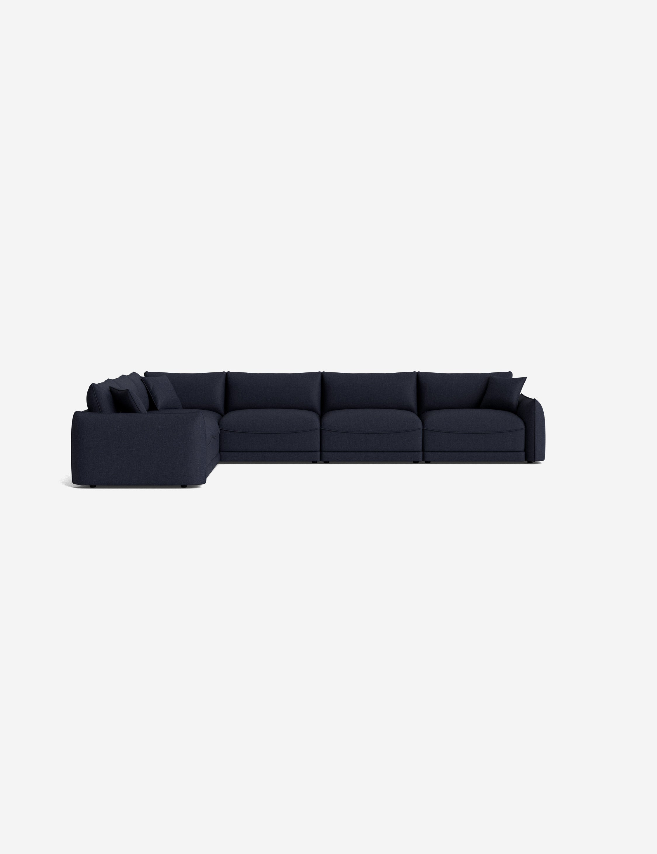 Balmer Modular Corner Sectional Sofa - Modern L-Shaped Couch for Living Room, Home Theater & Lounge Areas | Customizable Configurations