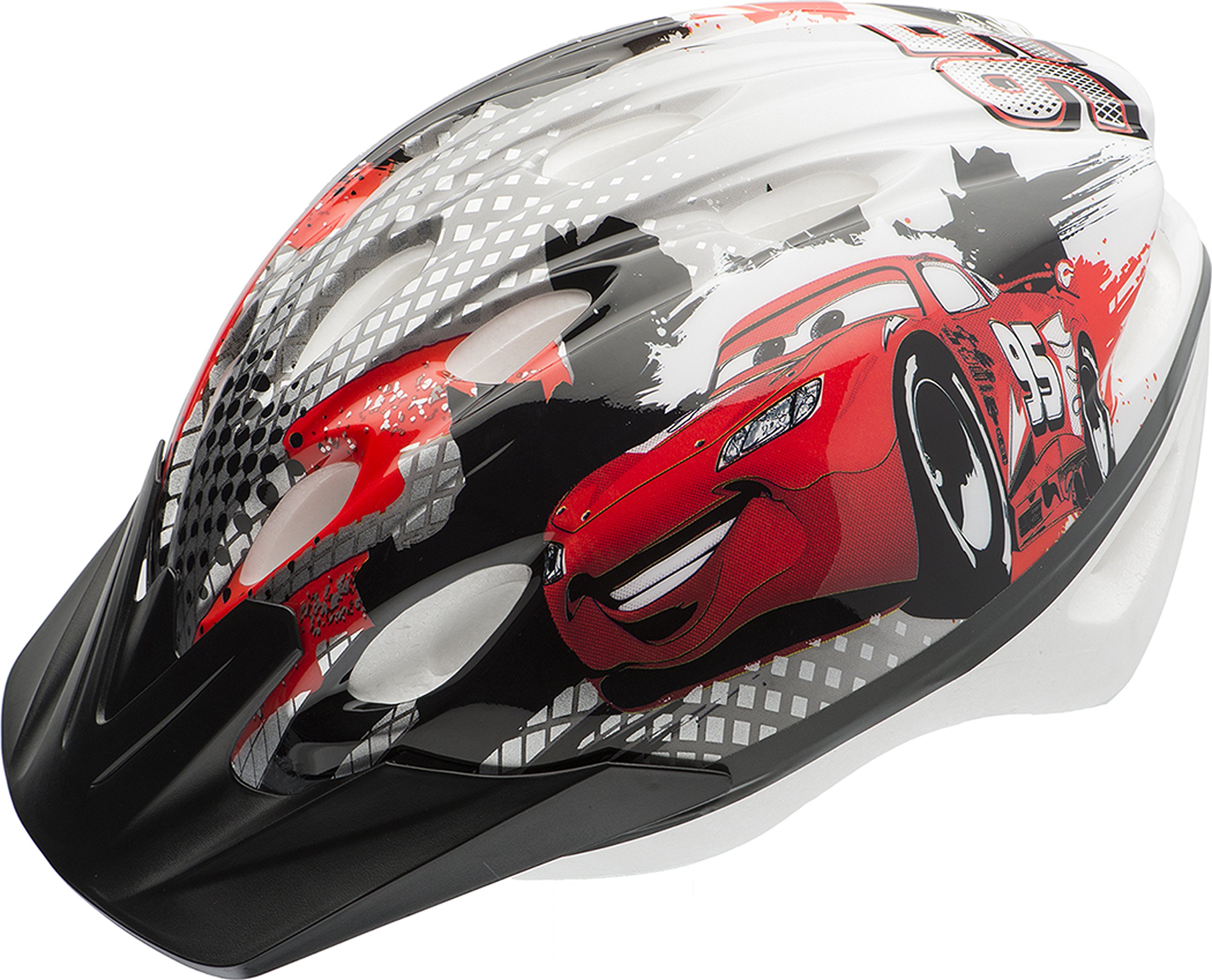 Disney Pixar Cars Bike Helmet for Kids - Lightweight & Adjustable Safety Helmet for Boys & Girls - Perfect for Cycling, Scooters, and Outdoor Adventures