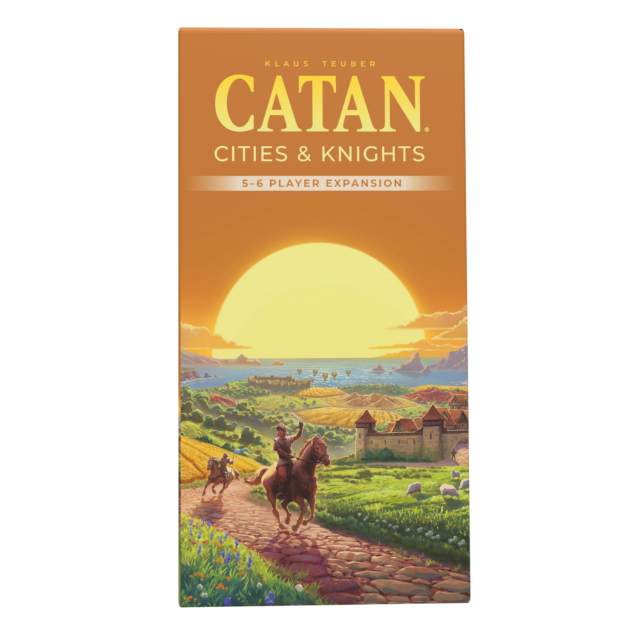 Catan Cities & Knights 5-6 Player Expansion Board Game (6th Edition) - Strategy Game for Family Game Night & Friends Gatherings