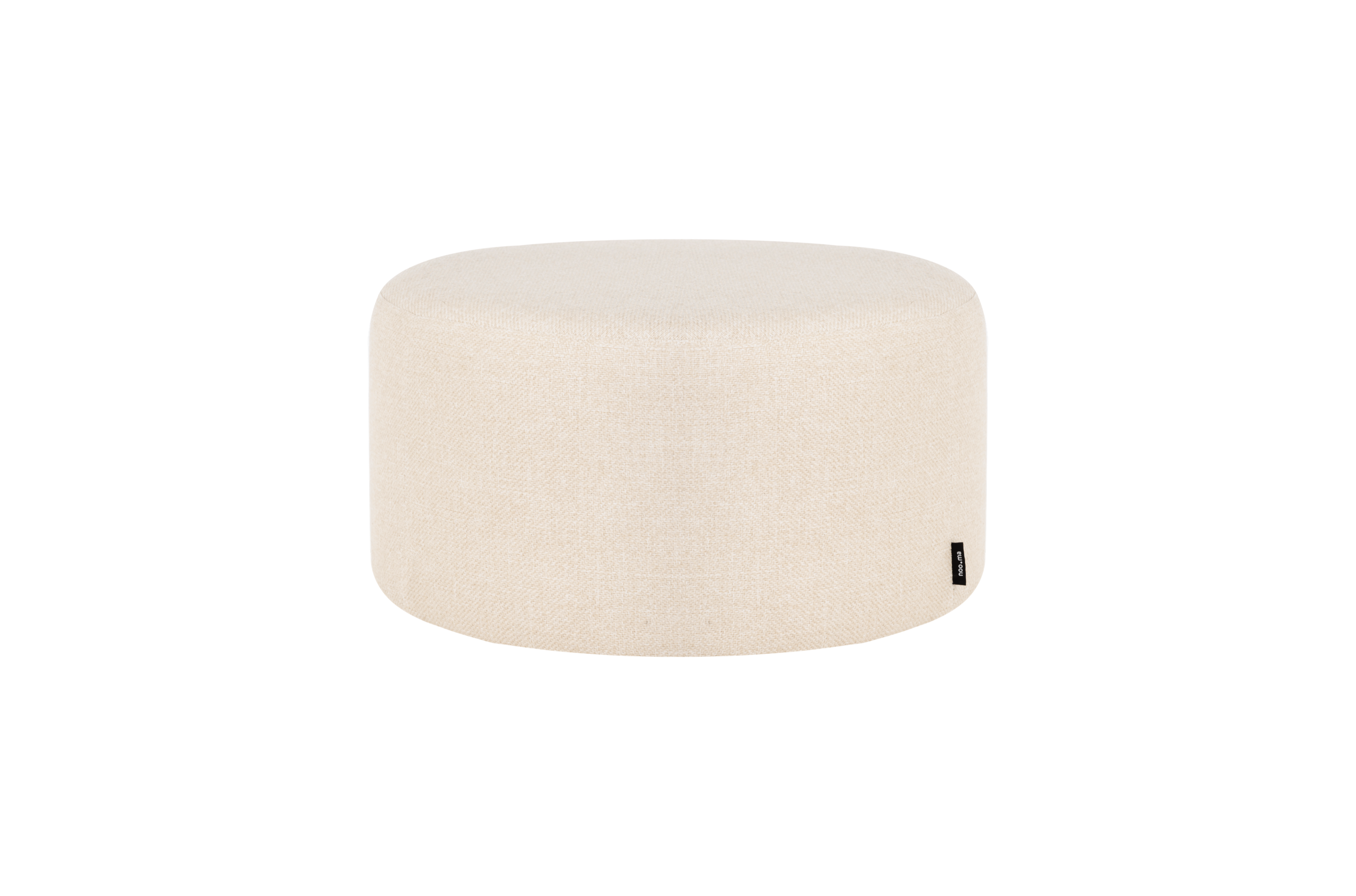 Handmade Folk Pouf Ottoman - Low Dune Color Boho Floor Seating for Living Room, Bedroom & Nursery | Perfect for Meditation, Relaxation & Extra Guest Seating