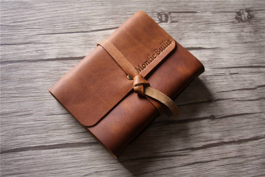 Personalized Leather Guest Book for Weddings, Hotels & Events - Elegant Keepsake for Special Occasions & Memories