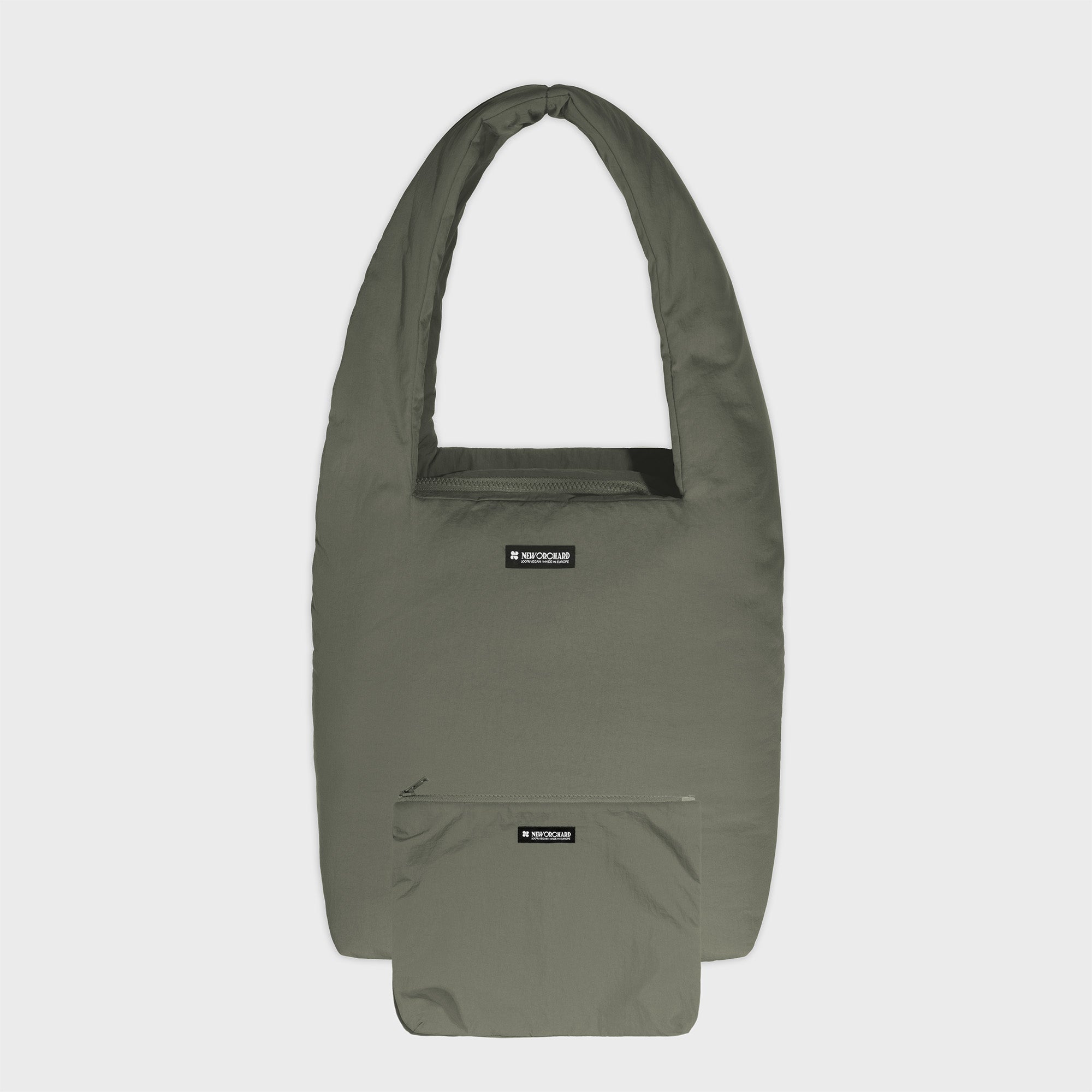 Vegan Water-Resistant Nylon Shoulder Bag for Women & Men | Lightweight Durable Crossbody Purse in Multiple Colors | Perfect for Travel, Work & Daily Use