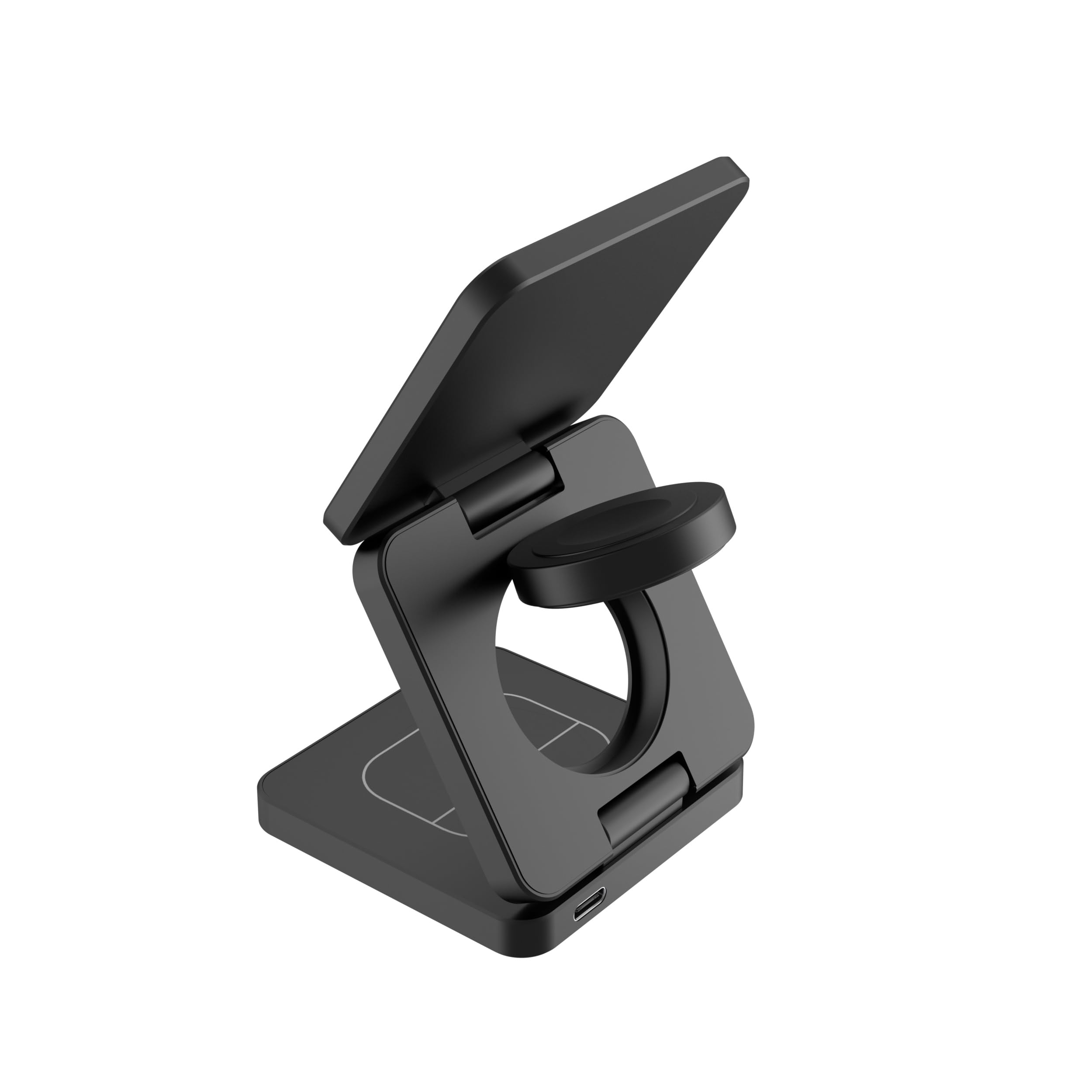 25W 3in1 Magsafe Charging Station for iPhone - Fast Wireless Charger for iPhone, iWatch & AirPods - Home & Office Use