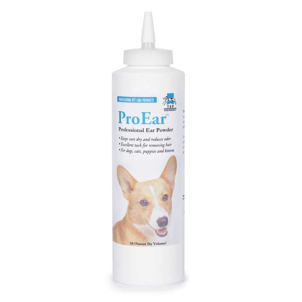Premium MPP Professional Pet Grooming Ear Powder for Dogs & Cats - 16oz Squeeze Bottle (5-Pack) - Gentle Ear Cleaning & Odor Control for Healthy Pets - Perfect for Grooming Salons & Home Pet Care