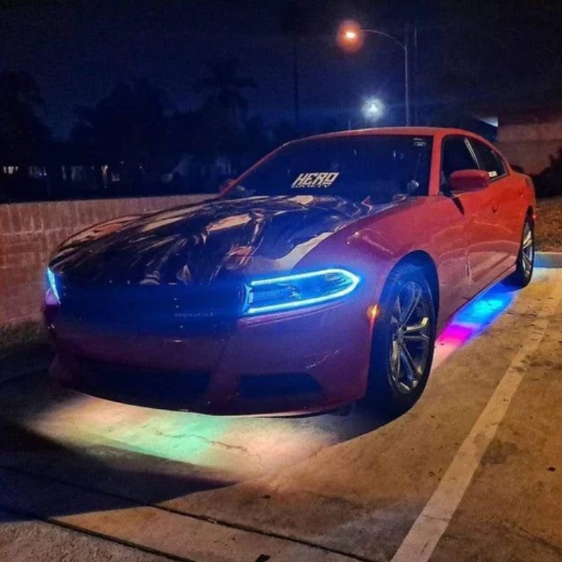 Premium LED Underglow Lighting Kit 3.0 - Flexible RGB Car Neon Lights with Remote Control | Waterproof Underbody Glow for Cars, Trucks & Motorcycles | Perfect for Night Driving, Car Shows & Custom Vehicle Lighting
