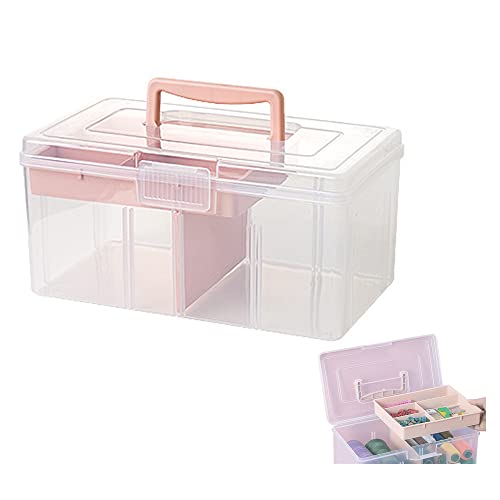 Clear with Pink