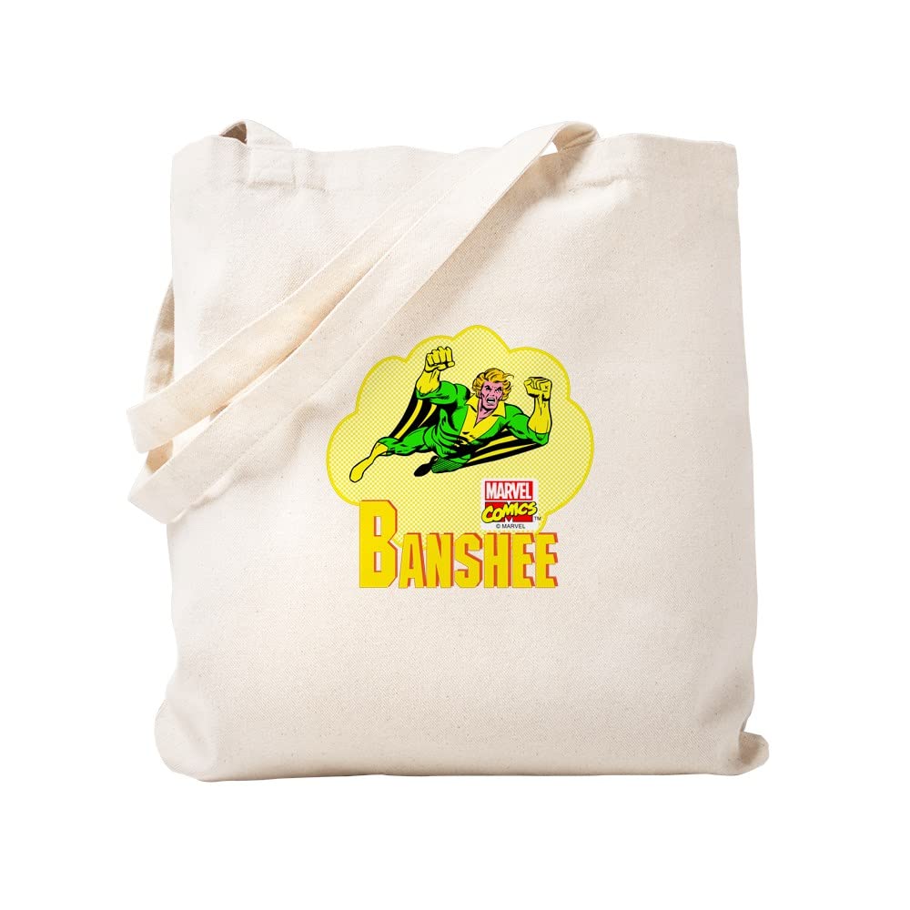 Banshee X-Men Tote Bag - Natural Canvas Reusable Shopping Bag for Groceries, Beach & Daily Use | Eco-Friendly & Durable