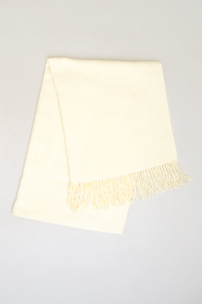 Soft Cream Knit Scarf for Women - Warm Winter Fashion Accessory - Perfect for Cold Weather, Office & Outdoor Activities