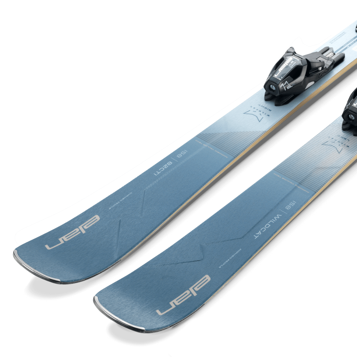 Elan WILDCAT 82 CTI PS Skis with ELX 11.0 DB383418 Bindings 2025 - Perfect for All-Mountain Skiing and Freeride Adventures