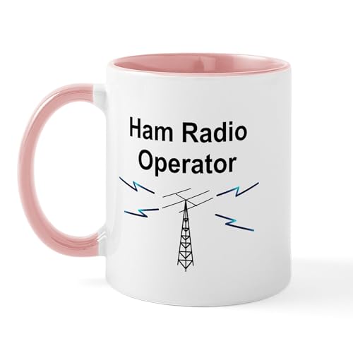 White/Pink Inside - Ham Radio Operator Mug