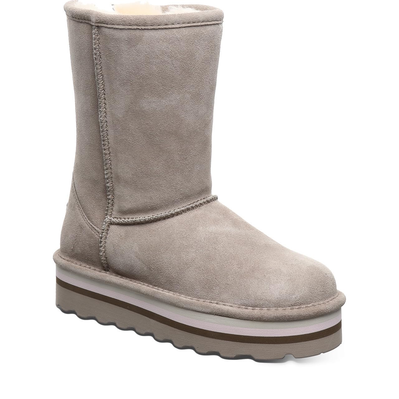 BEARPAW Women's Retro Elle Suede Slip-On Winter Boots - Multiple Colors, Comfortable & Warm for Casual Outings, Snow Days & Outdoor Adventures