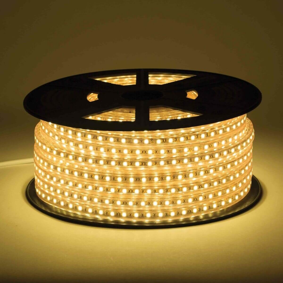 120V Ultra Warm White (2700K) LED Strip Lights - Dimmable, Custom Length for Home Decor, Bedroom, Kitchen & DIY Lighting Projects