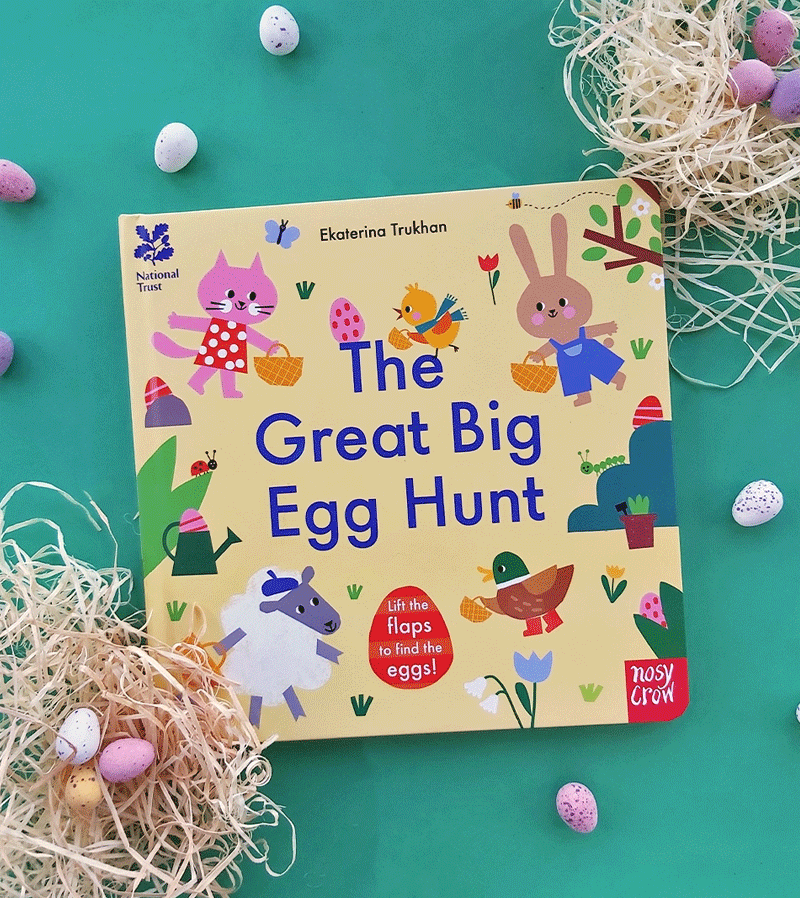 The Great Big Egg Hunt by Ekaterina Trunkhan - Easter Egg Decorating Kit for Kids, Family Easter Activities, DIY Craft Supplies for Holiday Fun