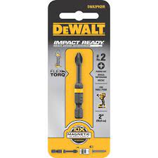 DEWALT DWA2PH2IR 2-Inch Phillips No. 2 Impact Ready Screwdriver Bit - Perfect for Power Drills, Construction & DIY Projects