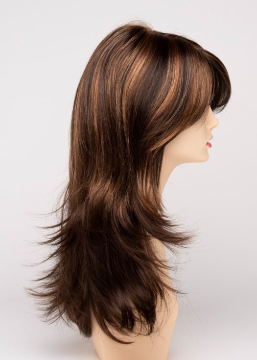 Brooke Synthetic Lace Front Wig with Mono Top - Natural Looking Human Hair Replacement for Daily Wear & Special Occasions