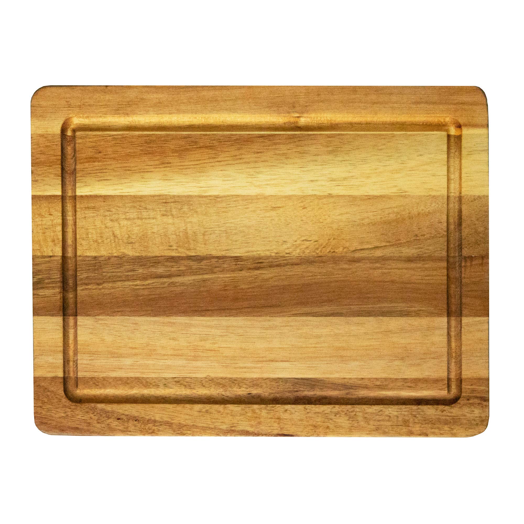 Premium Acacia Wood Cutting Board - 12 Inch Small Wooden Chopping Block for Fruits, Vegetables & Meats | Lightweight Kitchen Essential with Juice Groove | Perfect for Meal Prep, Charcuterie & Serving