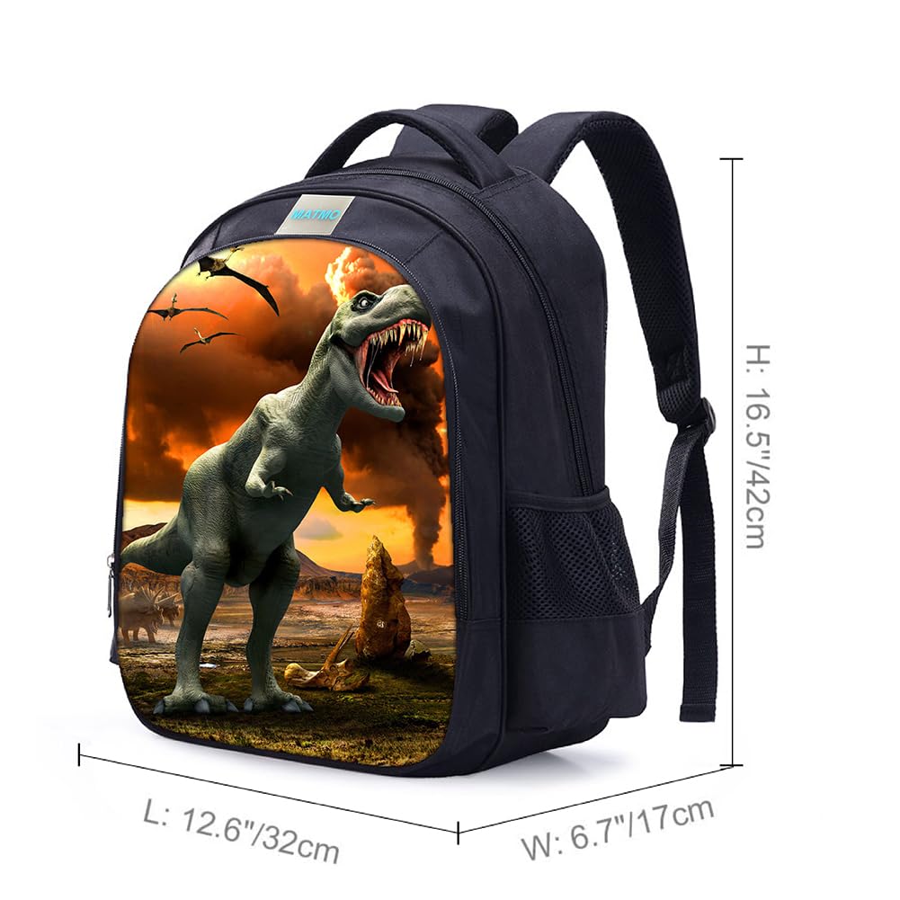 Dinosaur Backpack for Boys - Kids School Bookbag for Daily Use