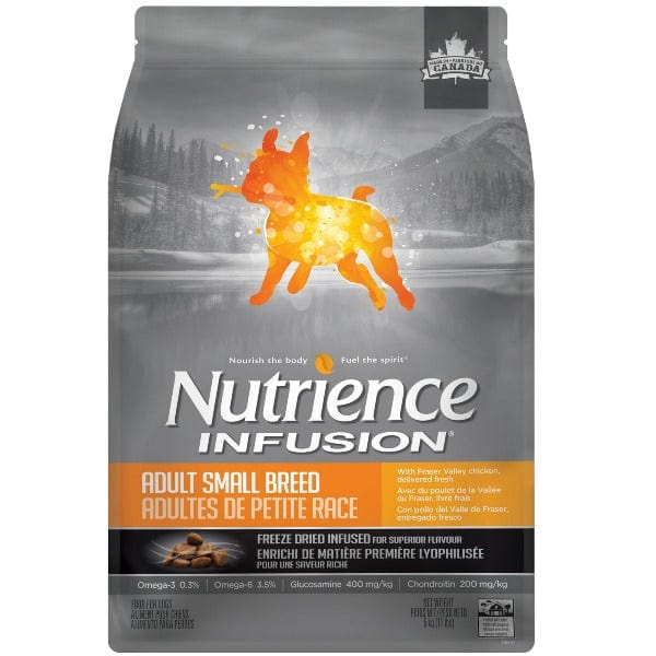 Nutrience Infusion Small Breed Adult Dry Dog Food - High Protein Grain-Free Formula for Toy & Mini Dogs - Perfect for Active Small Dogs at Home or Travel