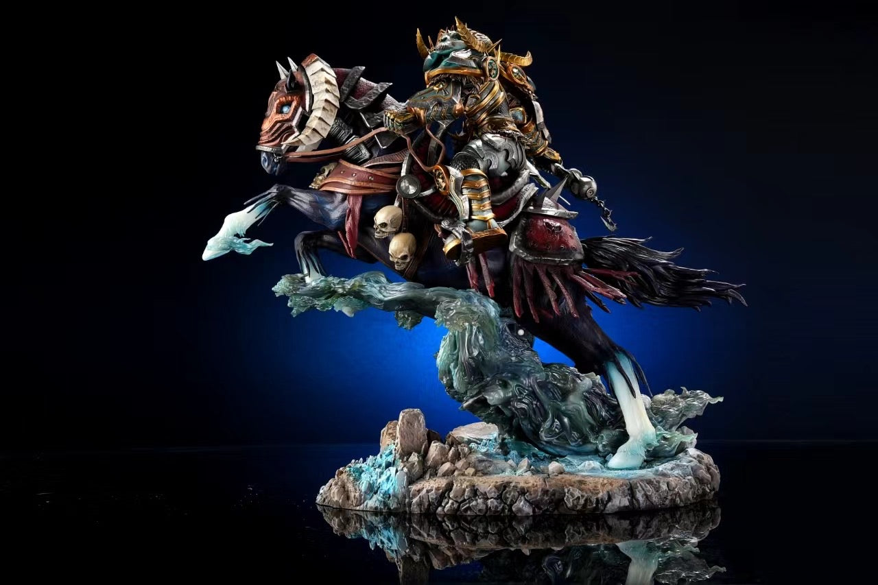 Four Horsemen Studio Death Knight Action Figure - Black Knights Collectible Model for Display & Gaming Enthusiasts | Perfect for Warhammer & Fantasy RPG Scenes
