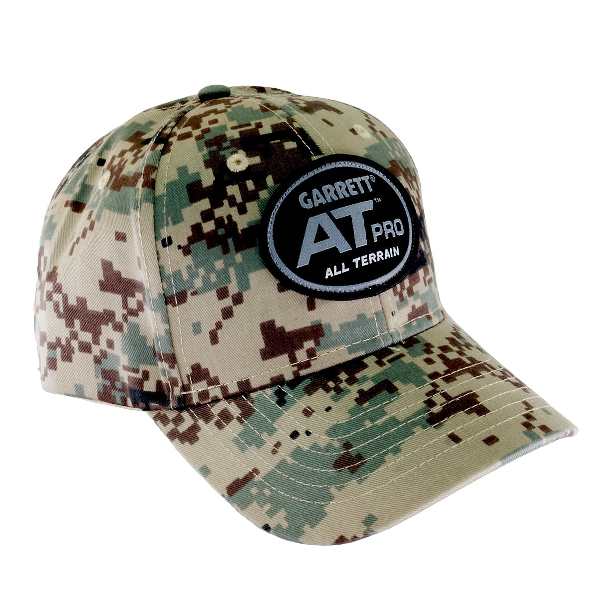 Garrett AT PRO Camo Baseball Cap - Official Metal Detector Accessory Hat for Treasure Hunting & Outdoor Adventures