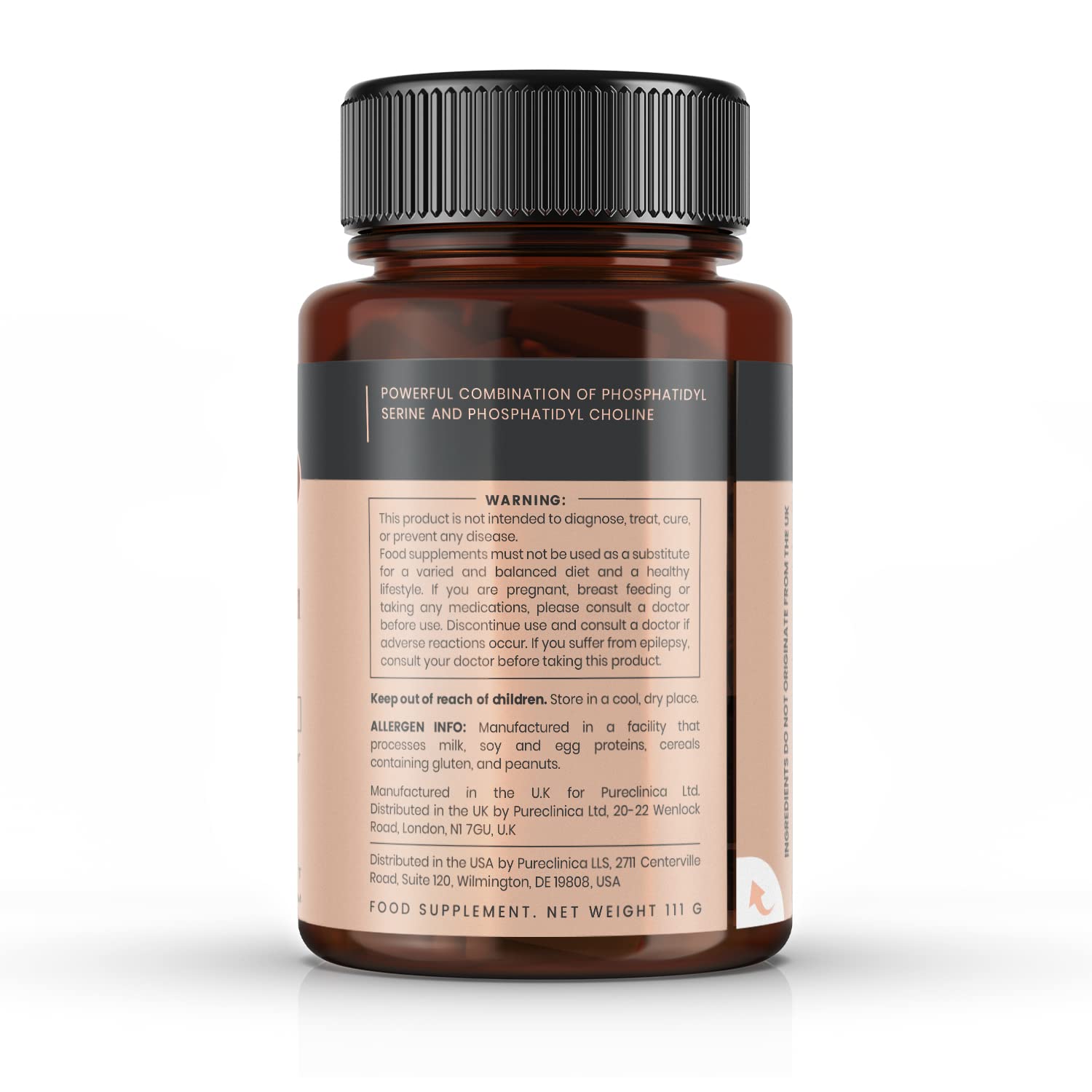 Triple Strength Phosphatidylserine & Phosphatidylcholine Supplement - 360 Tablets (6 x 60ct Bottles) for Brain Health, Memory & Focus Support - Ideal for Students, Professionals & Seniors