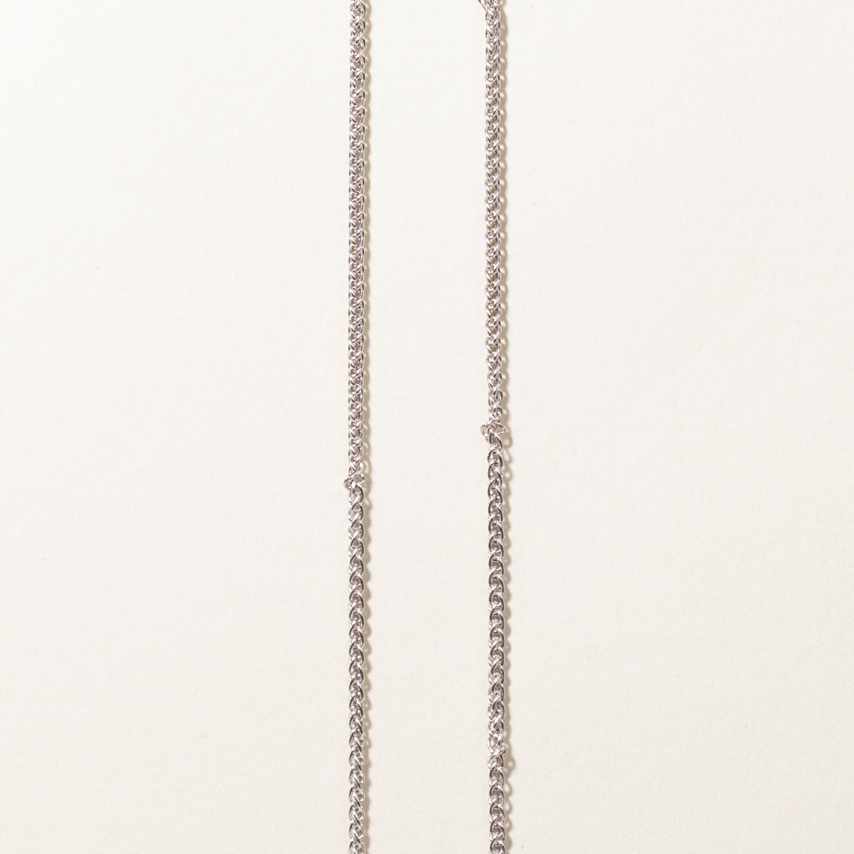 Elegant Pearl & Diamond Pendant Necklace - 0.5mmx8.5mm, 0.87ctw, 16
