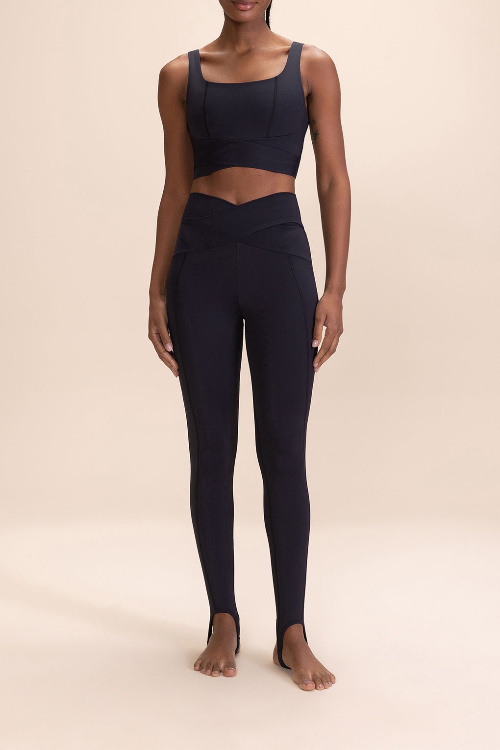 ByNature Stirrup Leggings - High Waist Yoga Pants for Women, Tummy Control Workout Leggings | Perfect for Yoga, Pilates, Gym & Everyday Wear