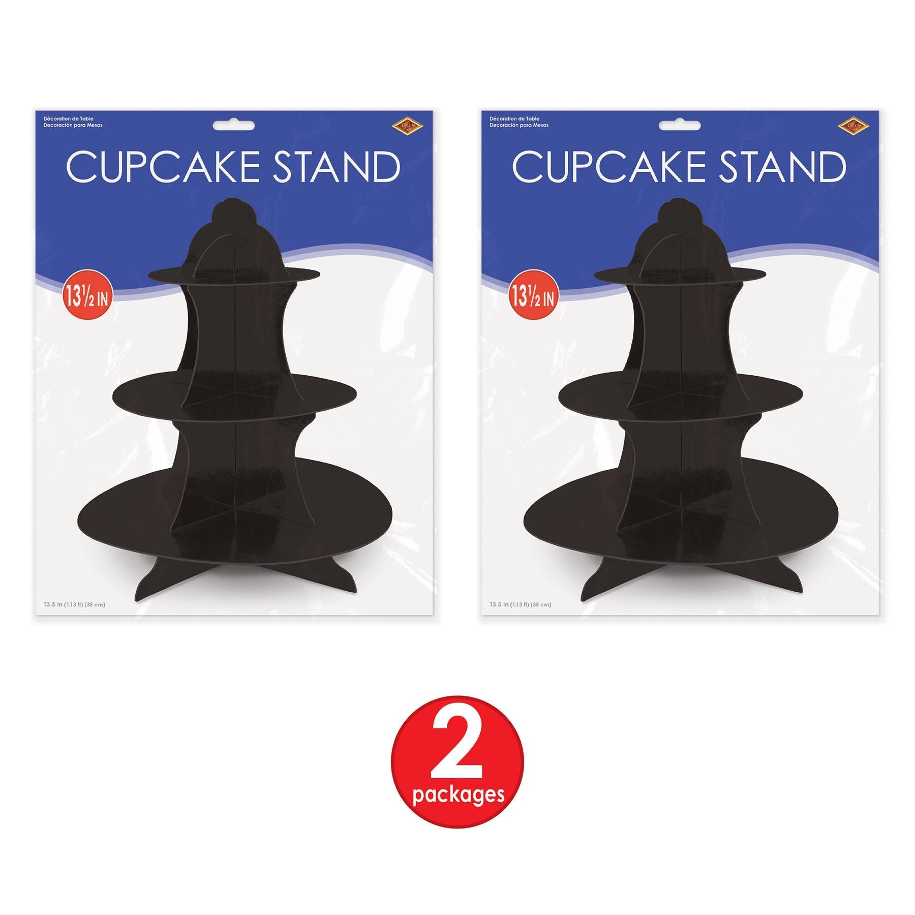 12 Pack Beistle Cupcake Party Stand - Durable Plastic Cupcake Display for Birthday Parties, Baby Showers & Wedding Desserts - Perfect for 24 Cupcakes, Party Decorations & Sweet Treats Presentation