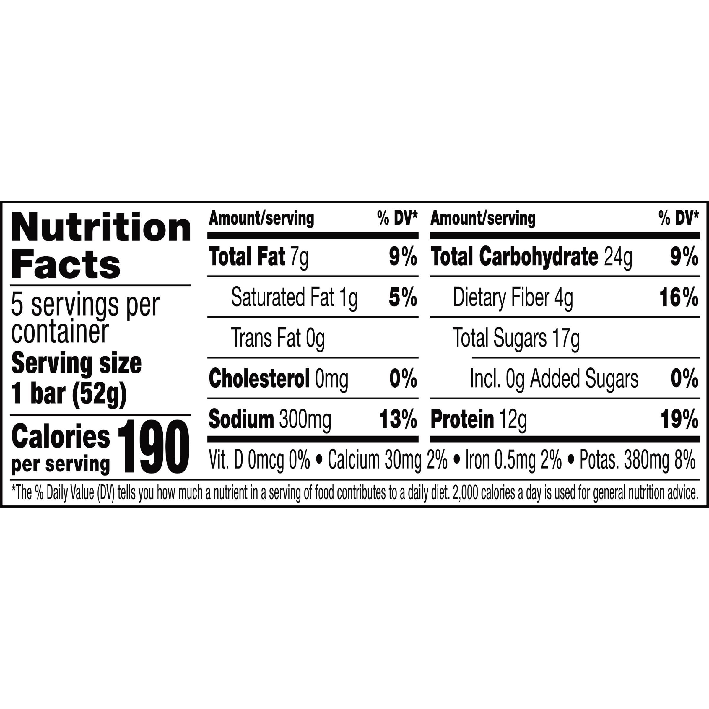 RXBAR Protein Bars - Peanut Butter Flavor, 9.15oz Box (5 Bars) | High Protein Snacks for Workout Recovery, Healthy On-the-Go Breakfast & Office Snacks