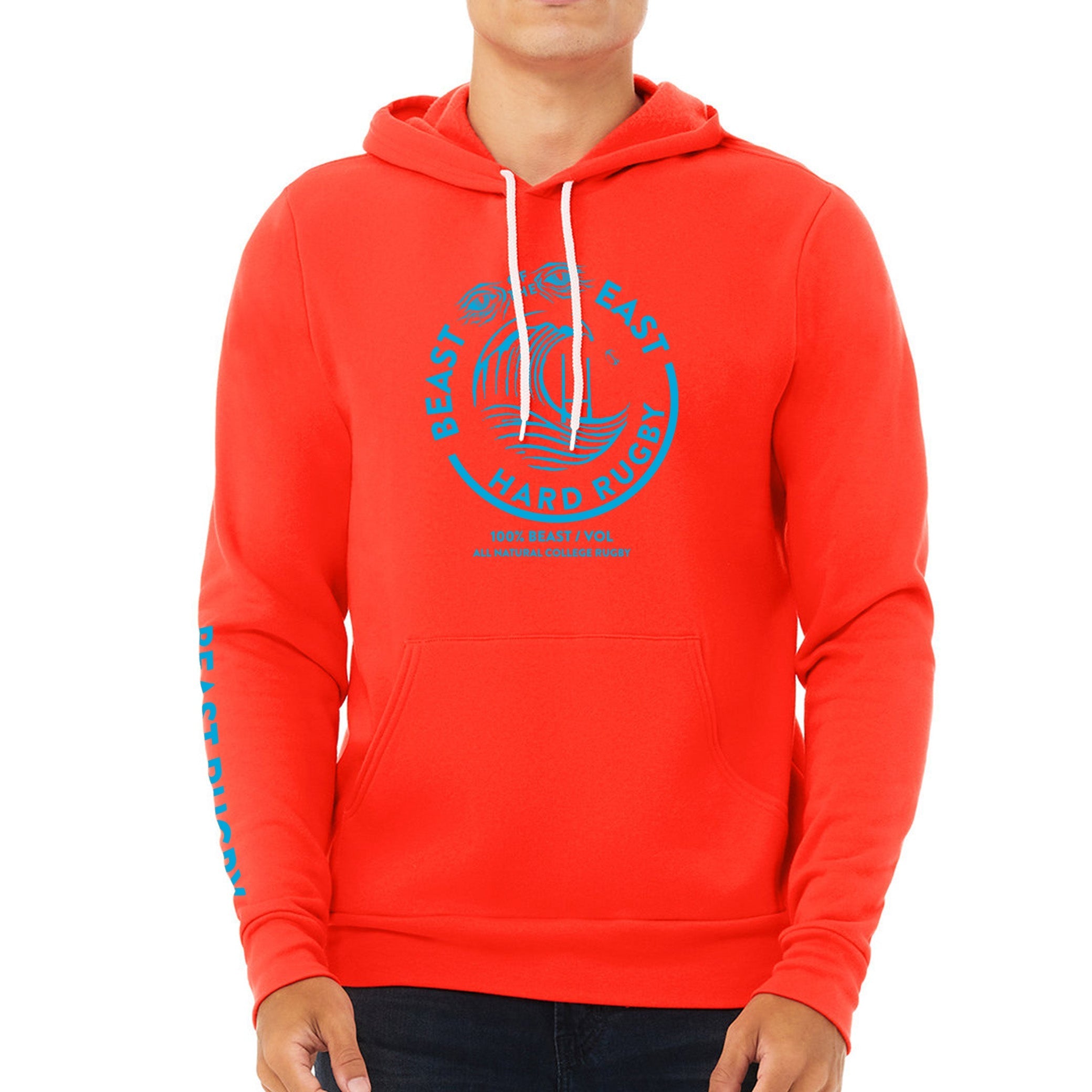 BOE '22 Hard Rugby Hoodie - Durable & Stylish Men's Pullover for Sports & Casual Wear - Perfect for Rugby, Football, and Outdoor Activities