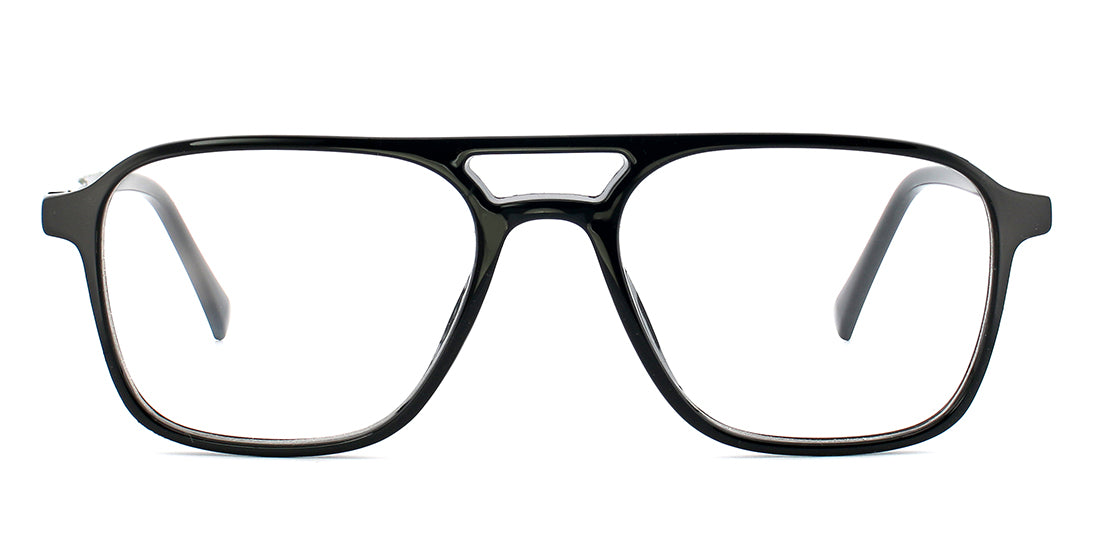 Contemporary Plastic Aviator Reading Glasses GTR 9067 Black - Lightweight & Stylish for Reading, Driving & Outdoor Activities