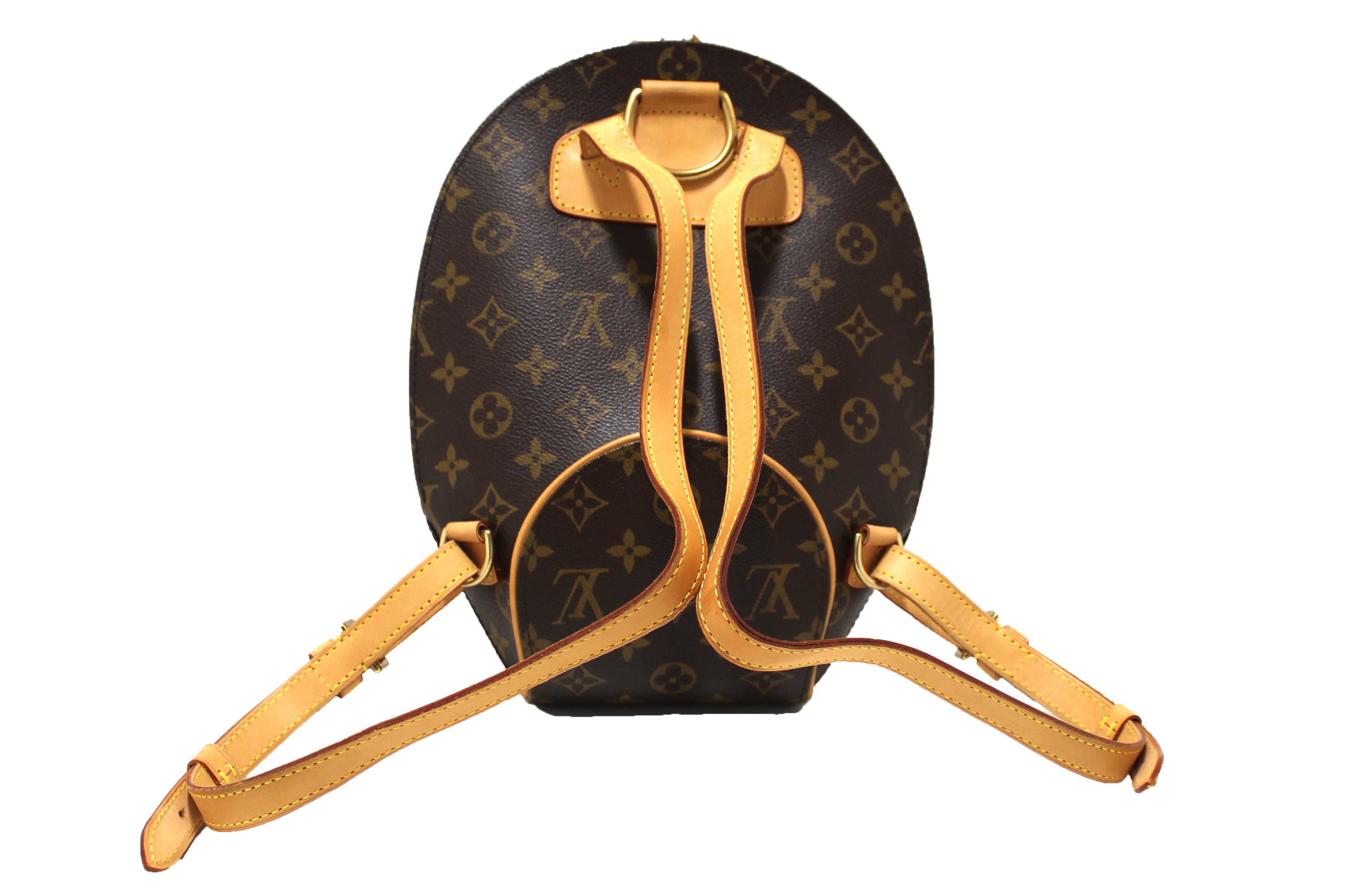 Authentic Louis Vuitton Monogram Canvas Ellipse Backpack - Luxury Designer Daypack for Women, Travel & Work - Stylish & Durable Everyday Use