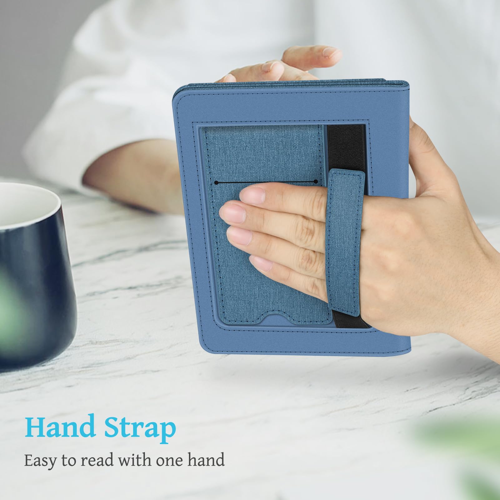 Premium PU Leather Stand Case for 6.8