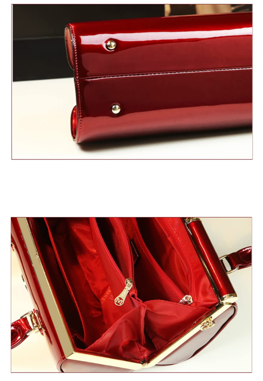 Genuine Leather Women's Top Handle Satchel Crossbody Handbag - Small Evening Purse & Shoulder Bag for Work, Party, Travel & Daily Use