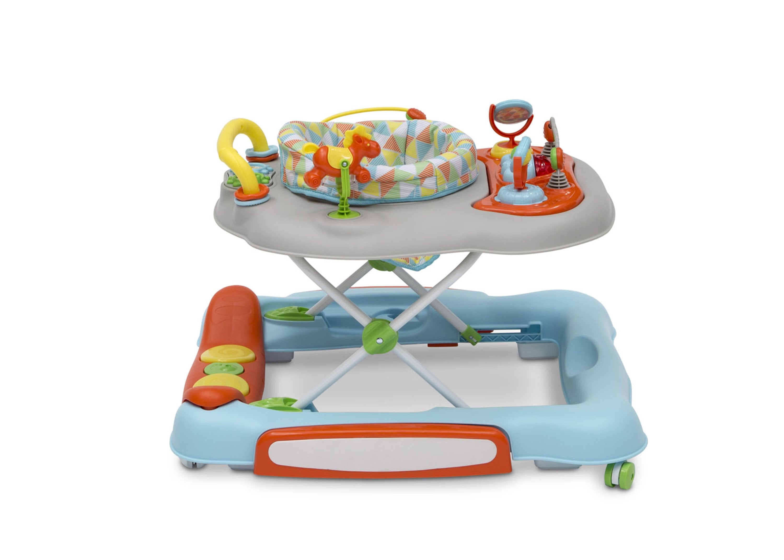 4 in 1 Discover & Play Musical Baby Walker - Interactive Learning Toy with Lights & Sounds for Toddlers 6-12 Months - Perfect for Early Development & First Steps