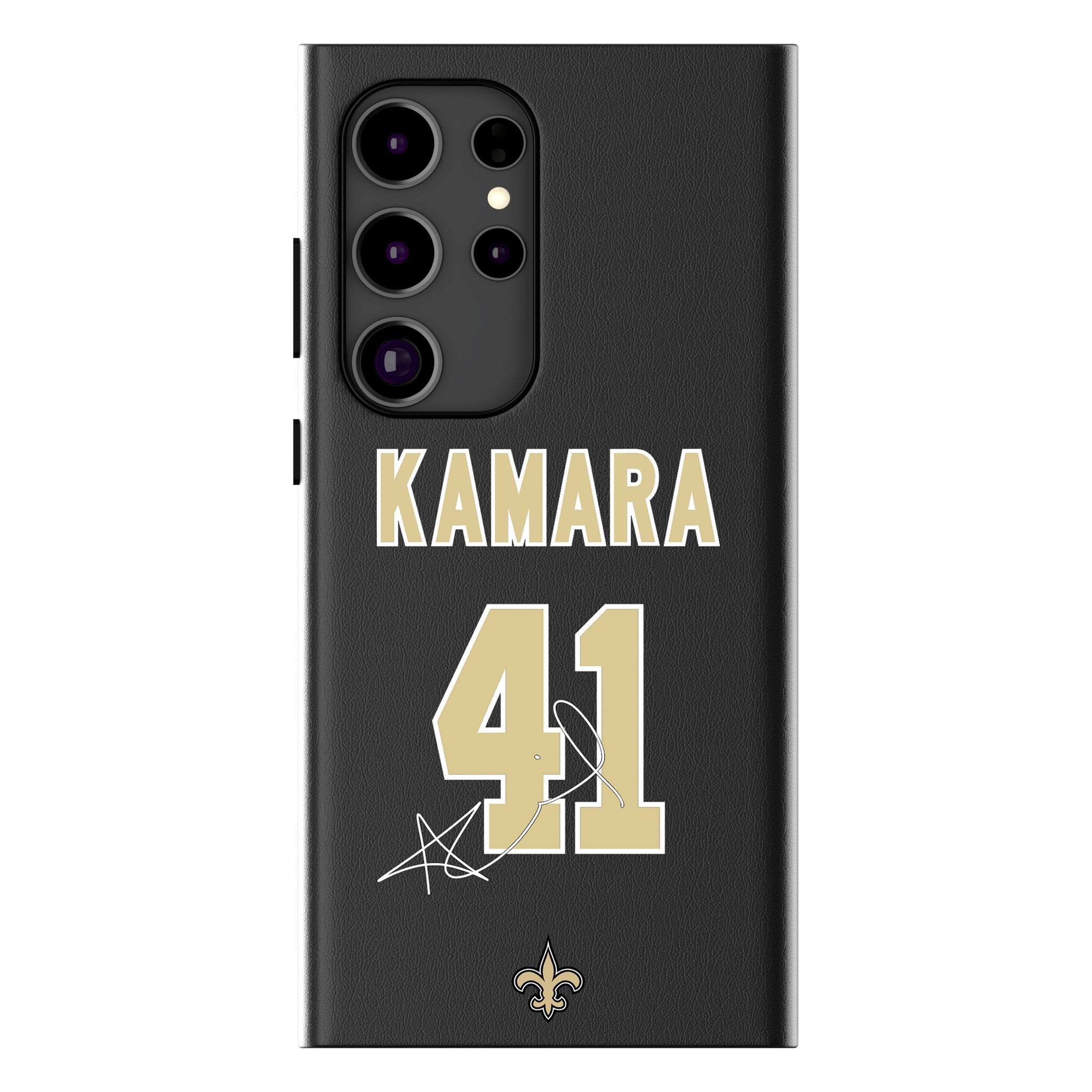 Alvin Kamara New Orleans Saints 41 MagSafe Compatible Phone Case for Samsung Galaxy S23/S22/S21 - Durable NFL Football Team Protective Cover for Work, Travel & Game Day