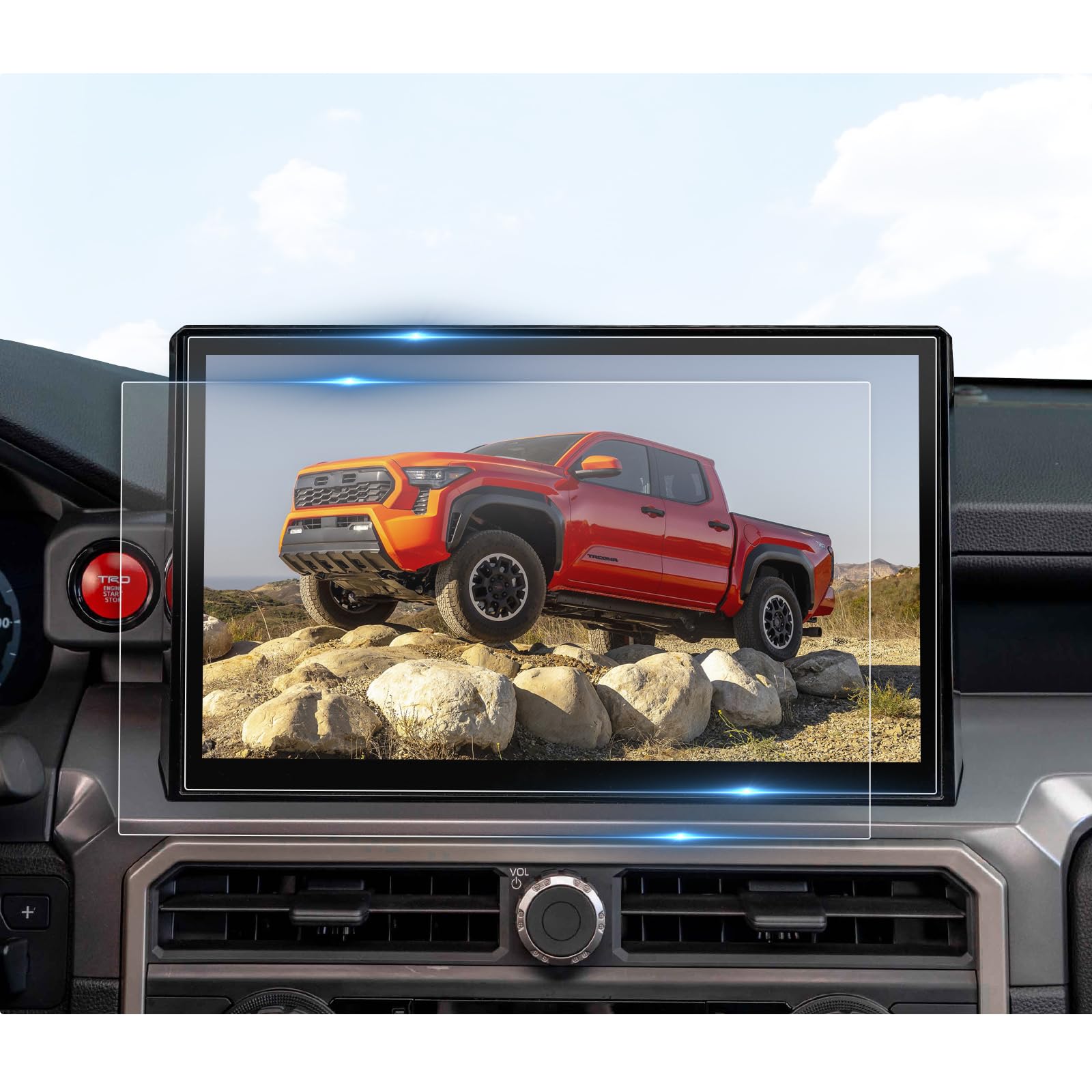 BIBIBO 2-Pack 14 Inch PET Nano Film Screen Protector for 2024-2025 Toyota Tacoma & Tacoma Limited - Anti-Glare, Anti-Scratch, Ultra Clear Display Protection | Perfect for Daily Driving, Off-Road Adventures & Touchscreen Safety
